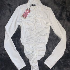 Ruffled Boohoo Bodysuit